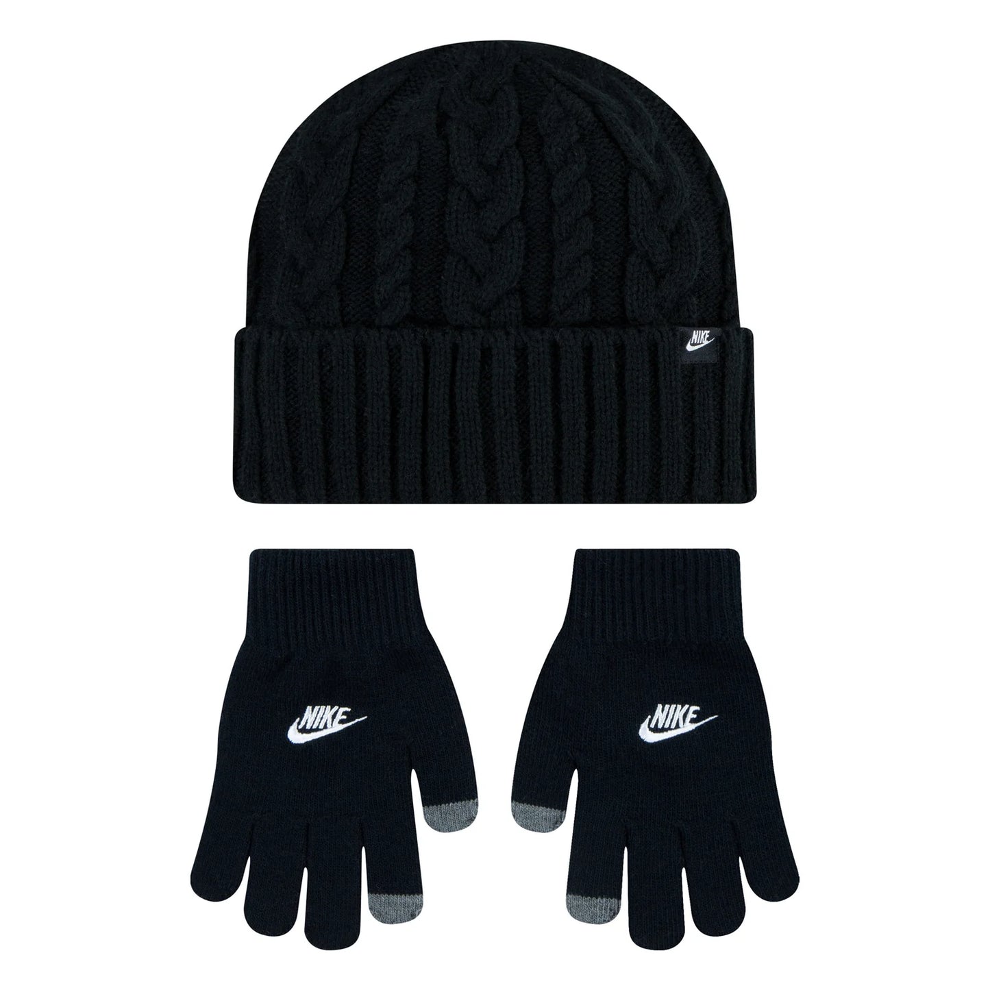 Youth Cable Knit Beanie & Glove Set