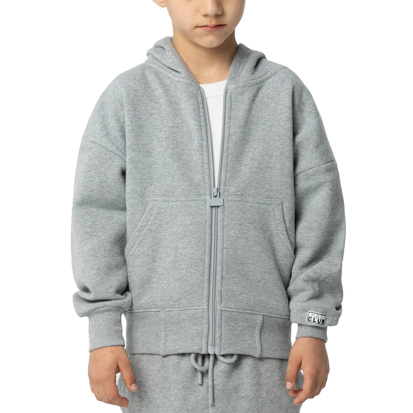 Fleece Zip Front Hoody - Youth