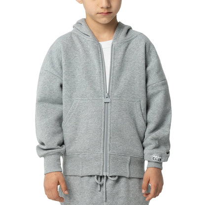 Fleece Zip Front Hoody - Youth