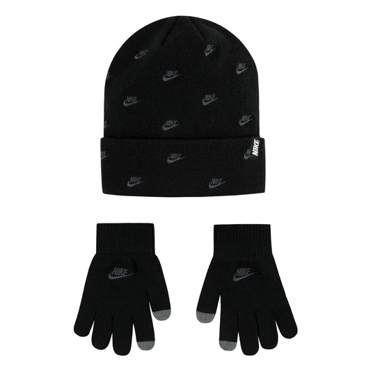 Youth Futura Toss Beanie & Glove Set