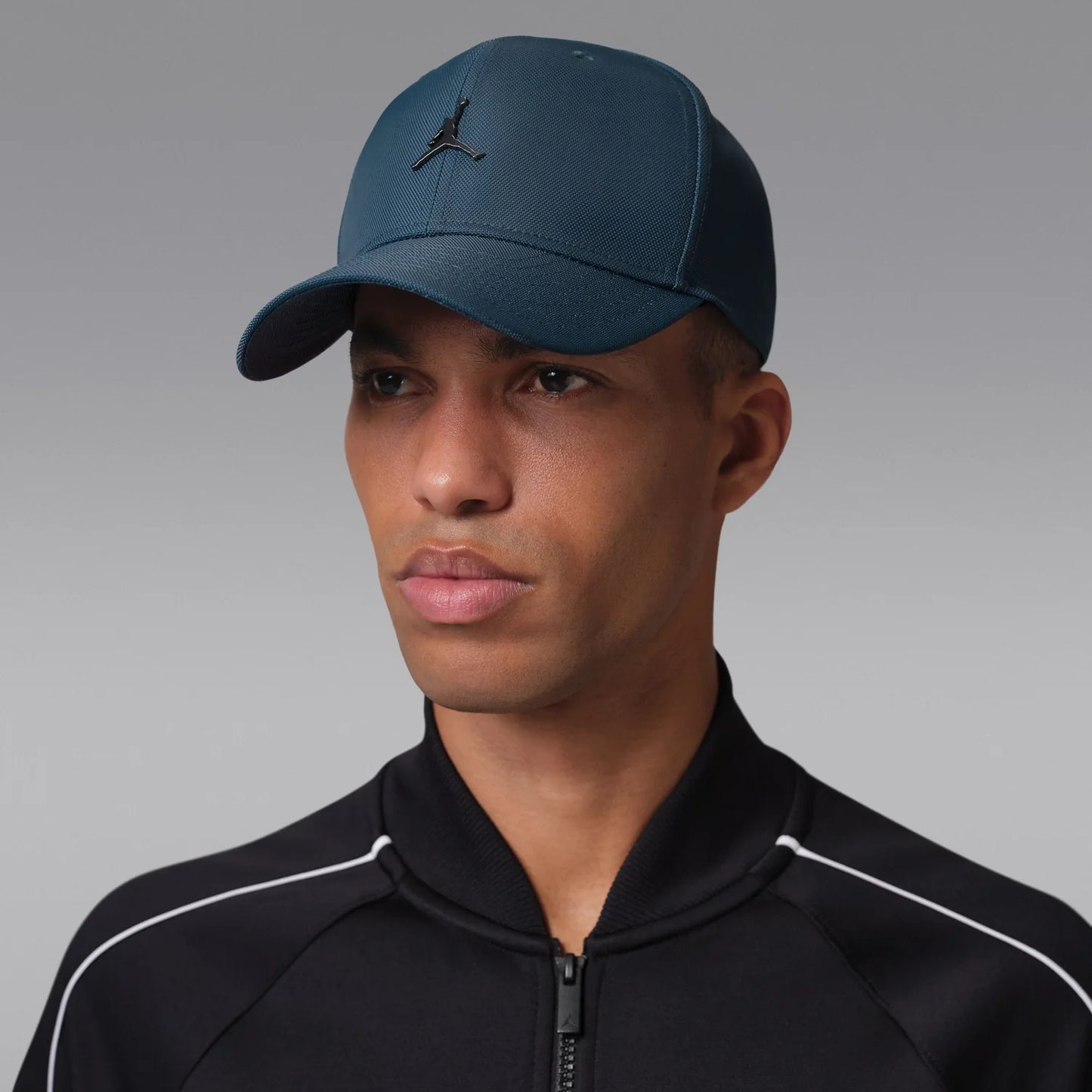 Jordan Rise Cap Structured Curved Bill Metal Jumpman Strapback
