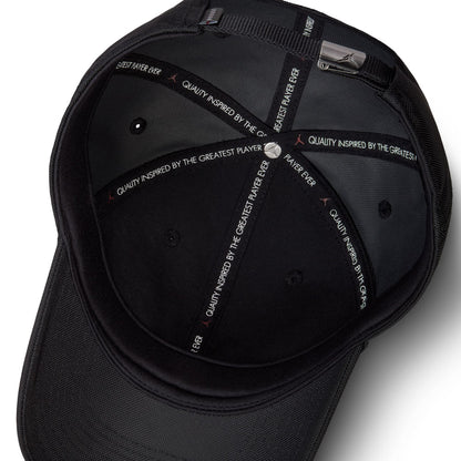 Jordan Rise Cap Structured Curved Bill Metal Jumpman Strapback
