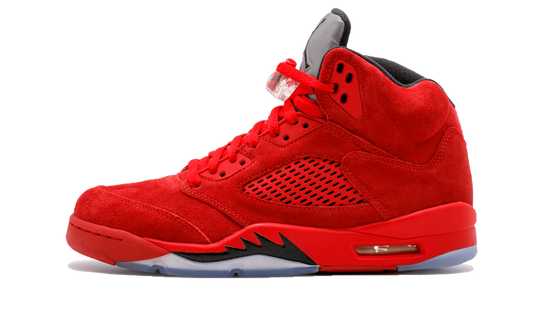 5 Retro "Red Suede" 136027 602